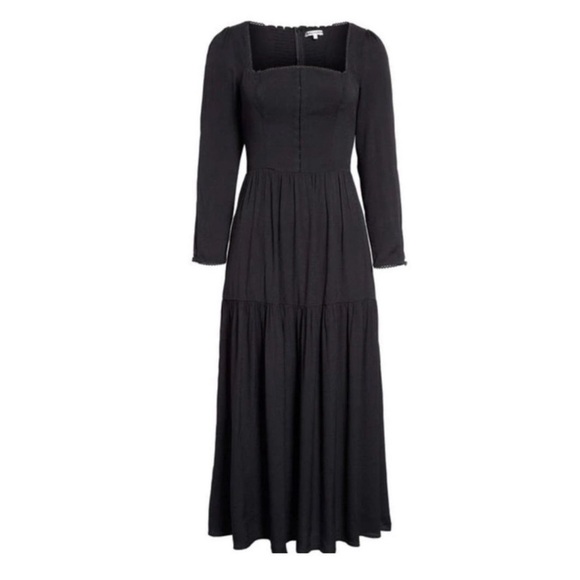 Reformation Chaylyn Dress Black 12 - Picture 2 of 16